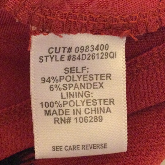 Cute Red Dress With Black Lace Trim - Picture 10 of 12